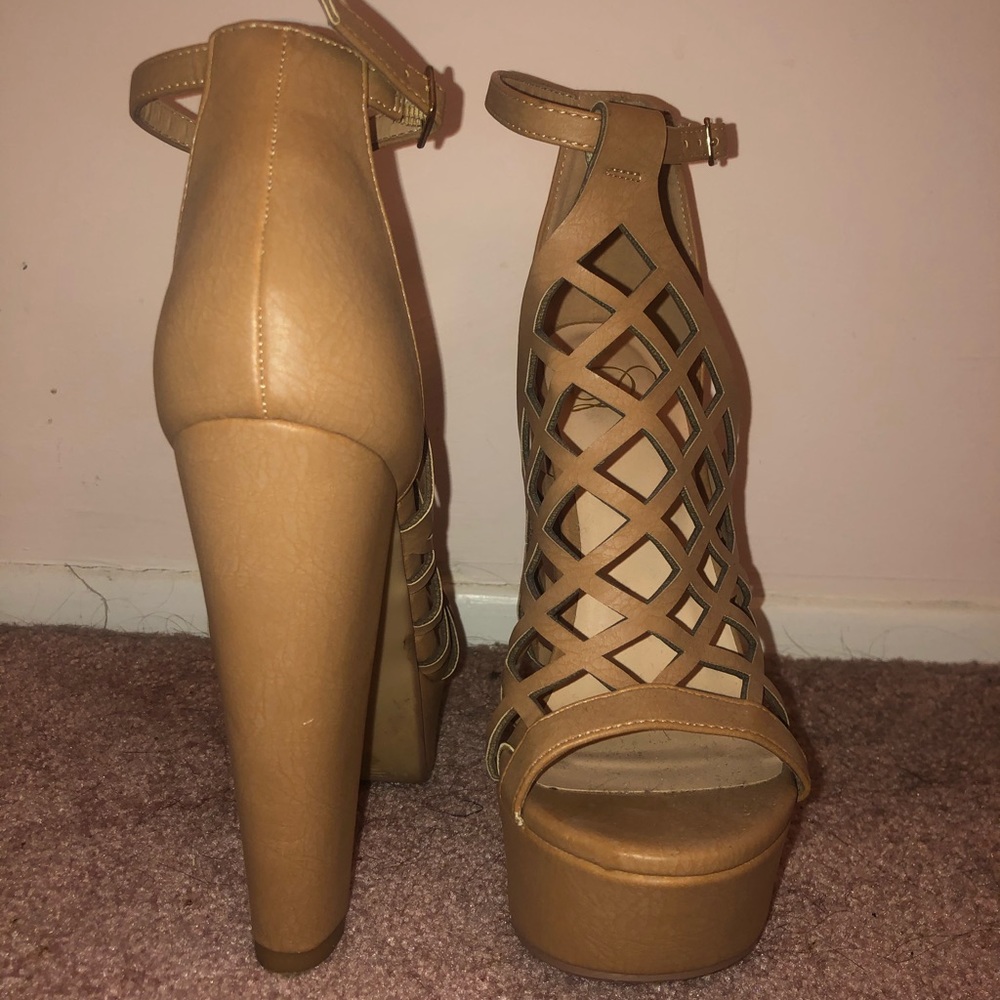Tan Sandal Heels